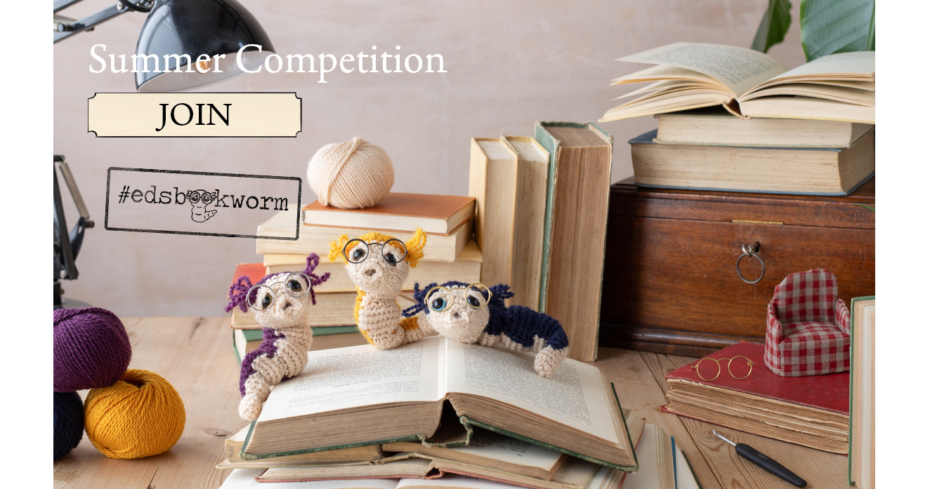 Summer competition toft dewey the bookworm join now crochet pattern